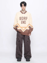 Threebooy 【Mz】oversize loose knit na1549